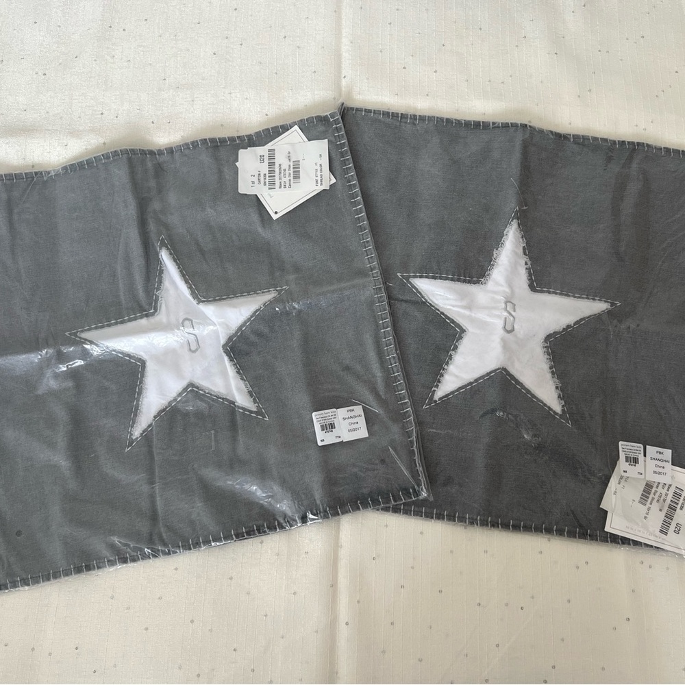 pottery barn kids canvas star sham